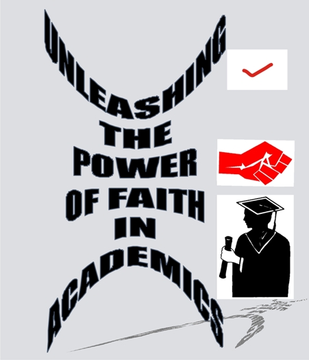unleashing the power of faith in academics graphics