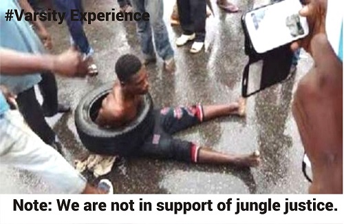 We are not in support of jungle justice.