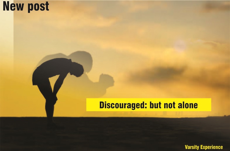 Discouraged, but not alone