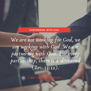 We are not working for God we are working with God