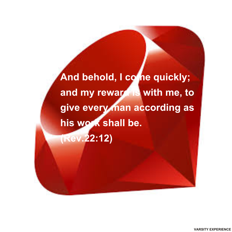 Behold I Come Quickly My Rewards Are With Me To Give Everyone According To His Work Shall Be